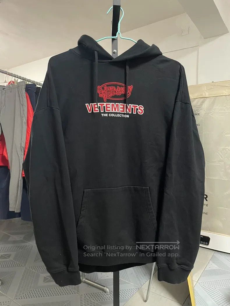 Vetements Chest Printed Hoodie T-Shirts, Sweatshirt | FlexRushtees.com