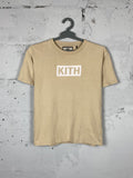 Kith Box Logo Summer T Shirt Sand Size M Hoodie, Sweatshirt | FlexRushtees.com