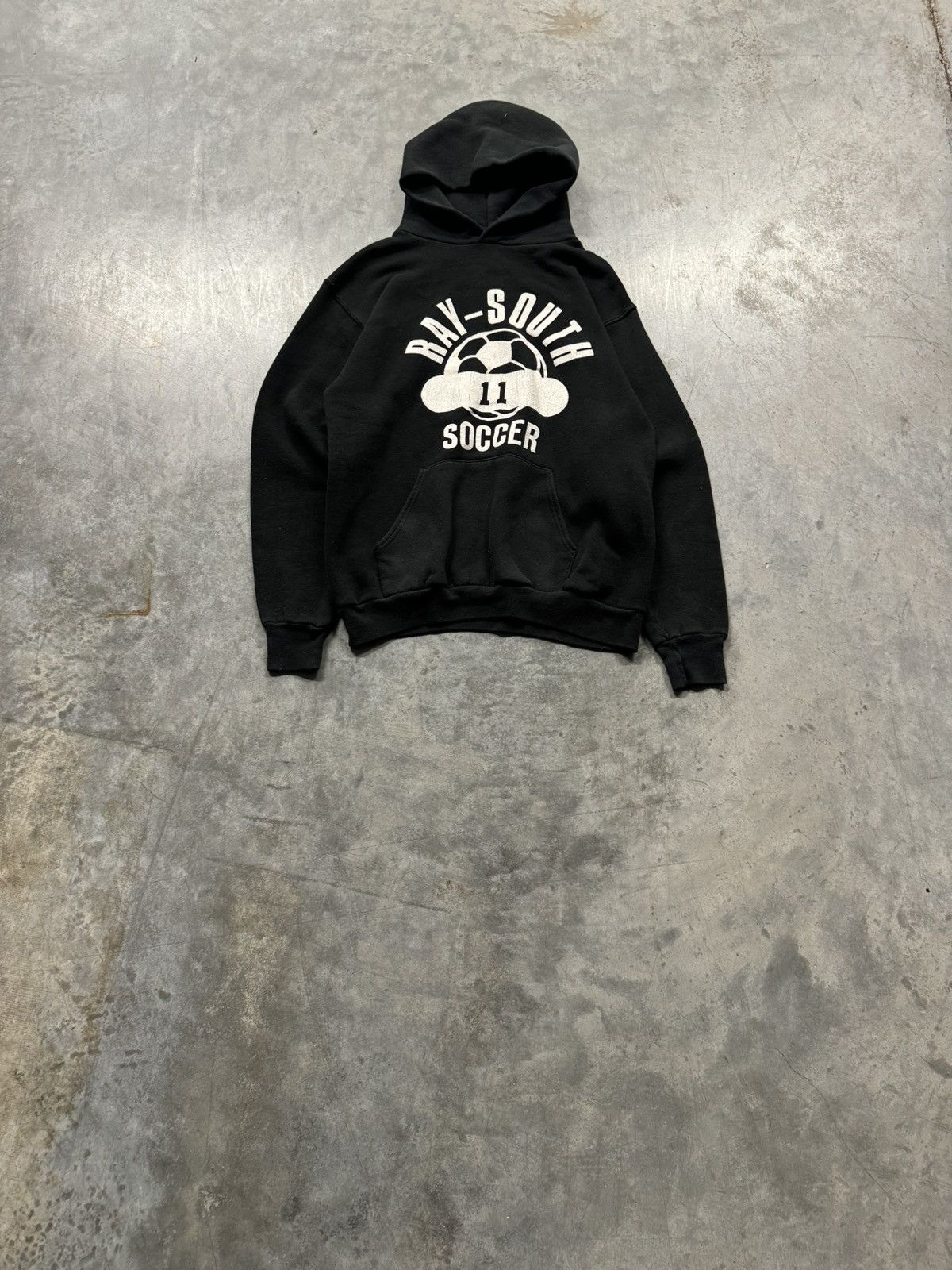 Vintage 80s Russell Ray South Soccer Hoodie