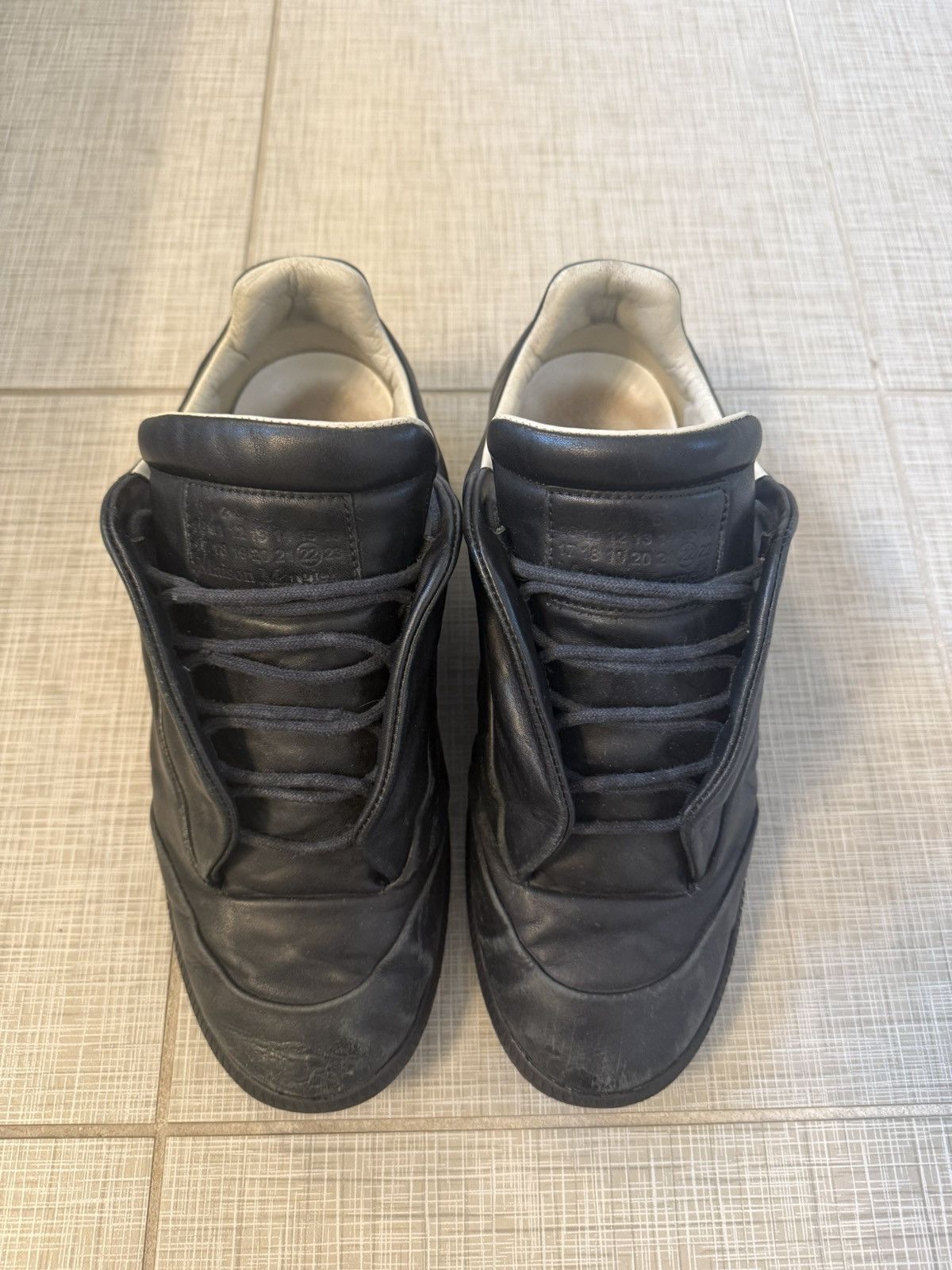 Margiela Black Maison Margiela Future Low Tops