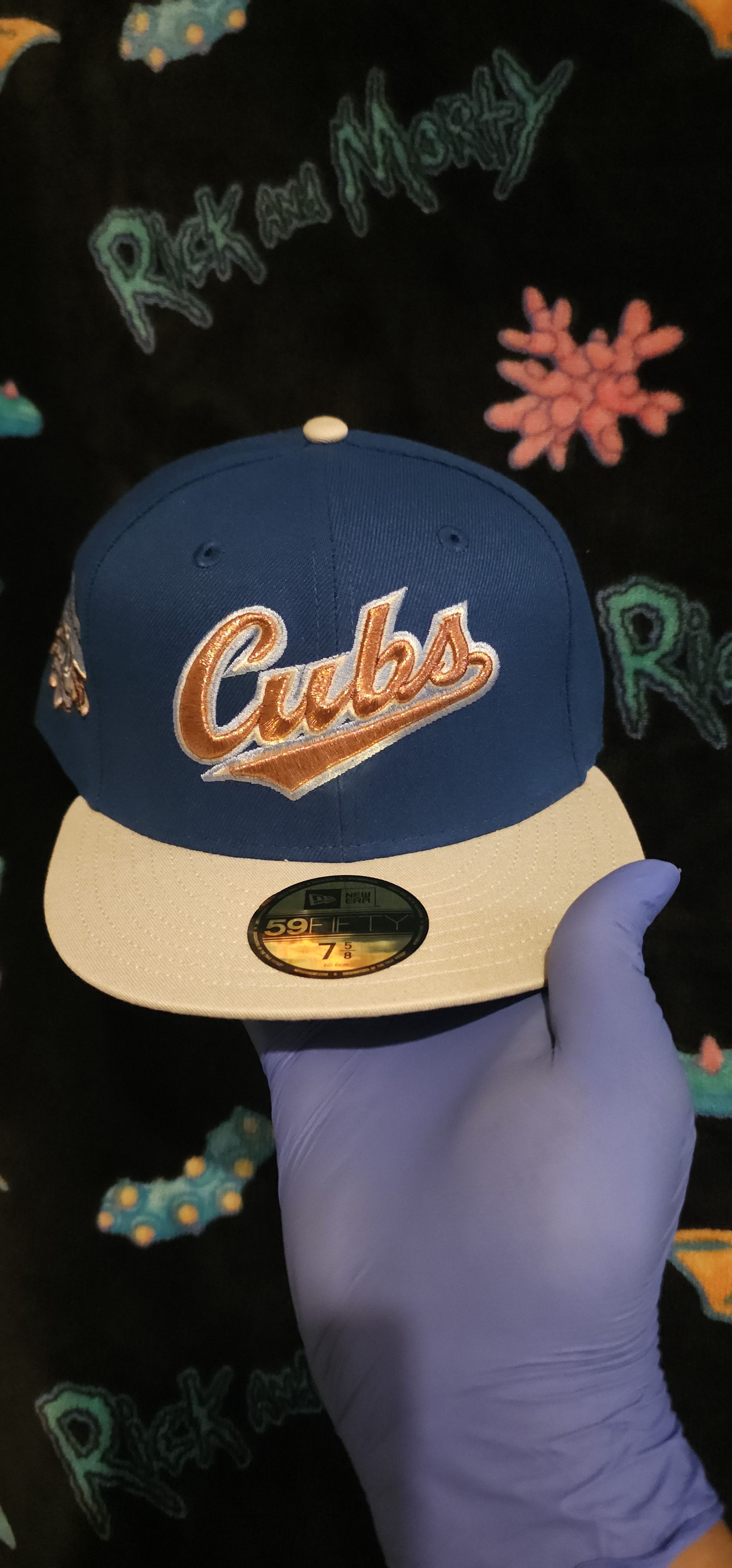 New Era Chicago Cubs Script Jackie Patch Exclusive New Era Fitted