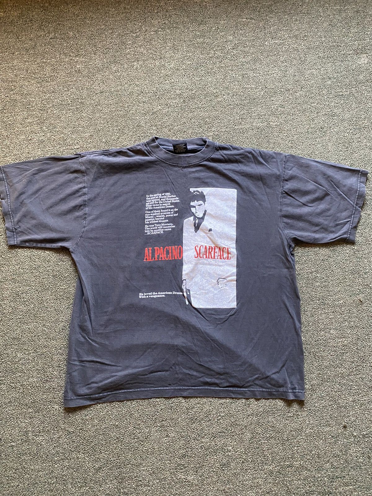 Vintage Y2k Scarface Tshirt Hoodie, Sweatshirt | FlexRushtees.com