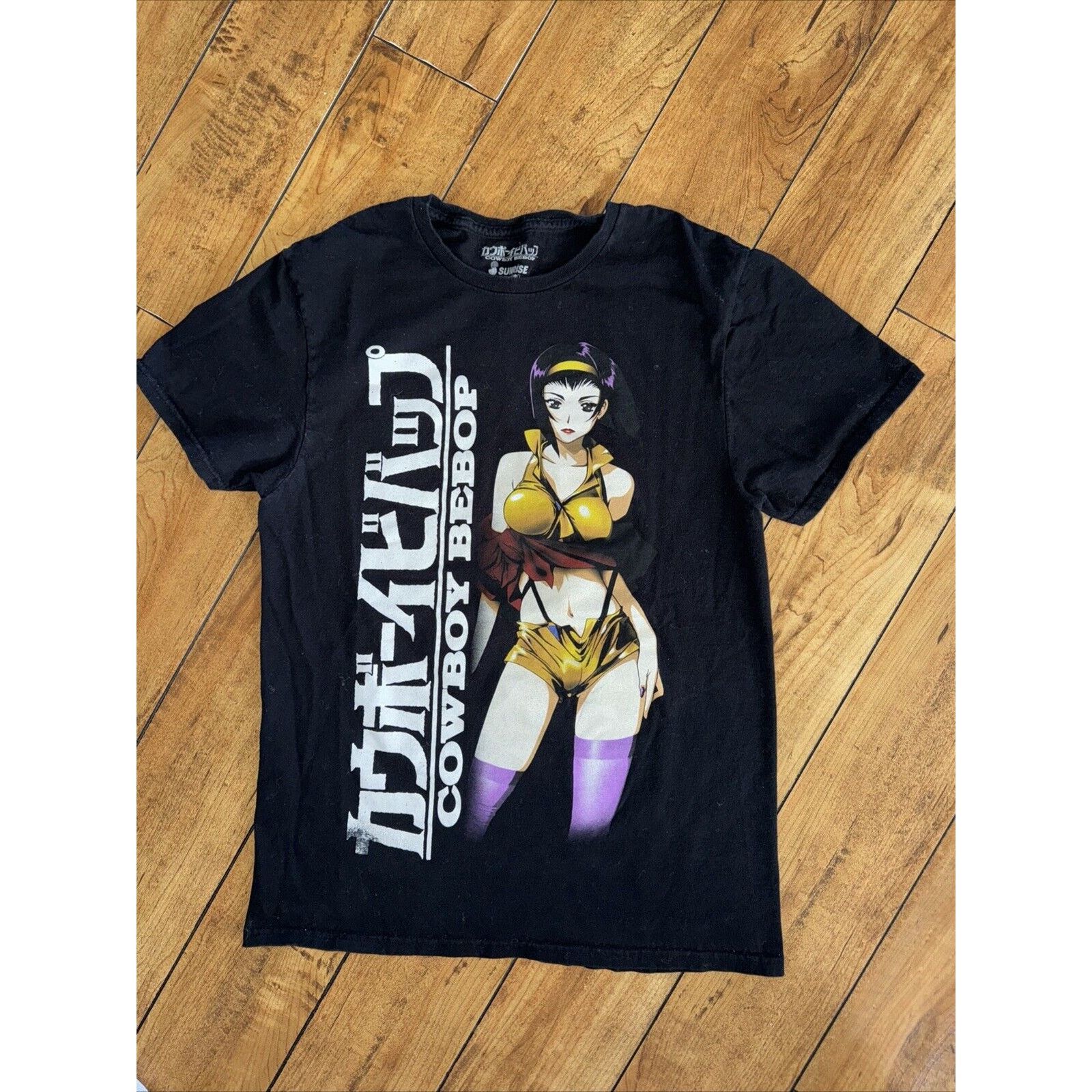 Vintage Cowboy Bebop Funimation T Shirt Black Small 17x25 Hoodie, Sweatshirt | FlexRushtees.com