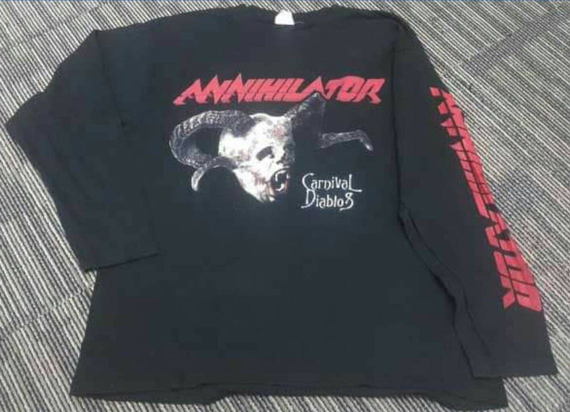 Band Tees Annihilator Carnival Diablos Shirt 2001