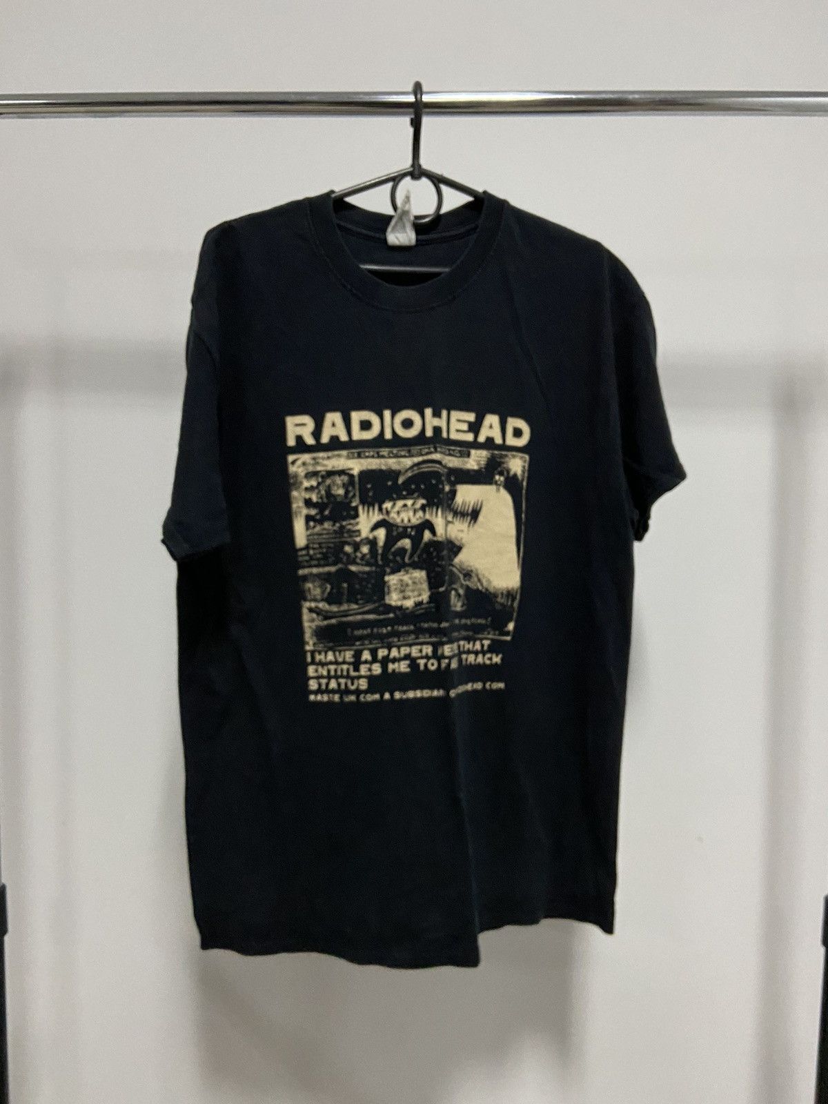 Vintage Radiohead Ice Caps Melting Big Print T Shirt Rock Hoodie, Sweatshirt | FlexRushtees.com