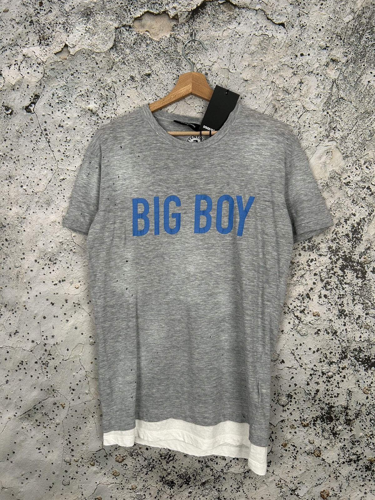 Dsquared2 Distressed Big Boy Tee Designer Avant Garde Skate Hoodie, Sweatshirt | FlexRushtees.com