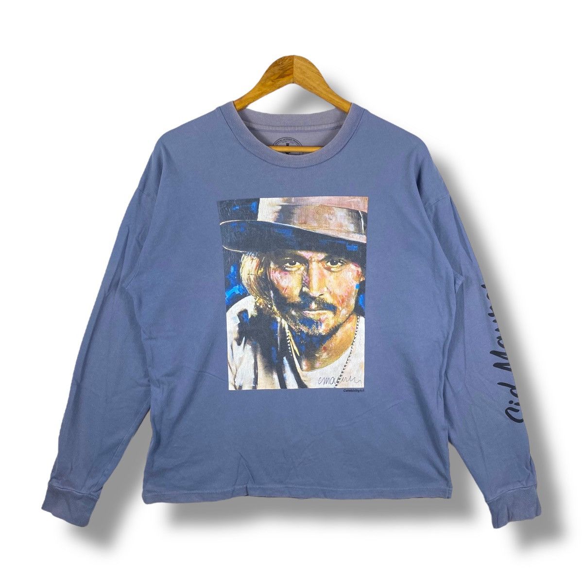 Other Celebirity Art Sid Maurer Johnny Depp Photography Faded Tee Hoodie, Sweatshirt | FlexRushtees.com
