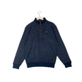 Vintage Hoodie Sweater Quater Zip Crocodile