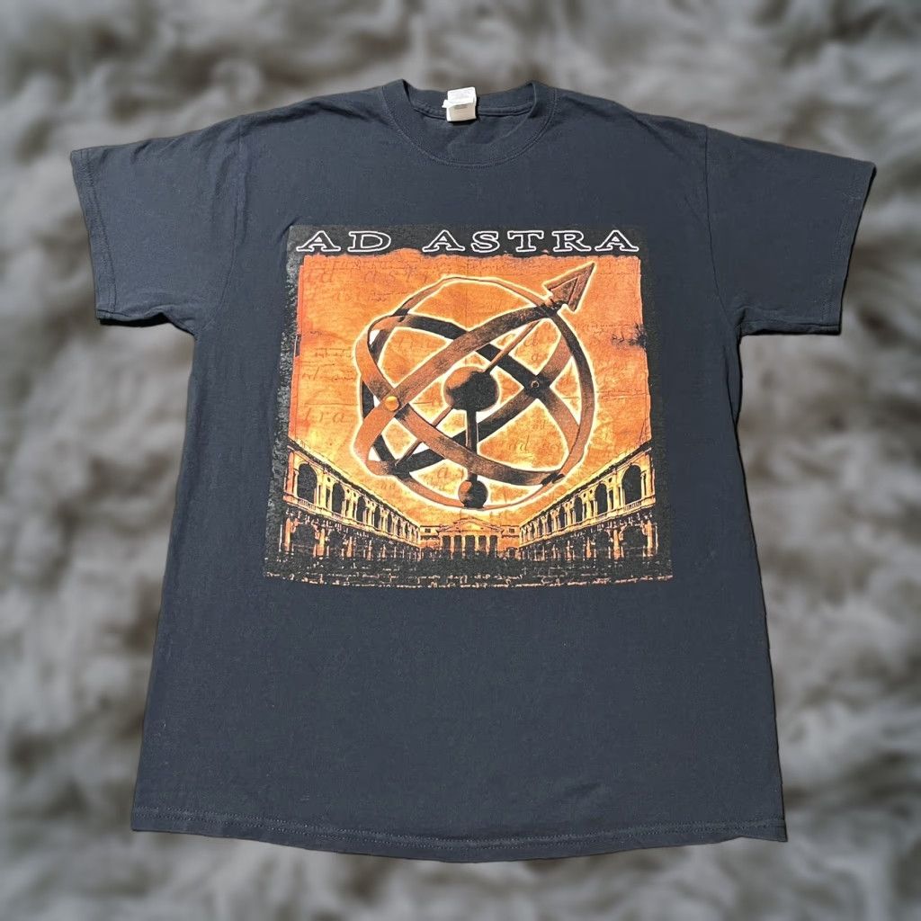 Gildan Vintage Ad Astra Shirt Pluto Philosophy Stars Astronaut Amon Amarth Metallica