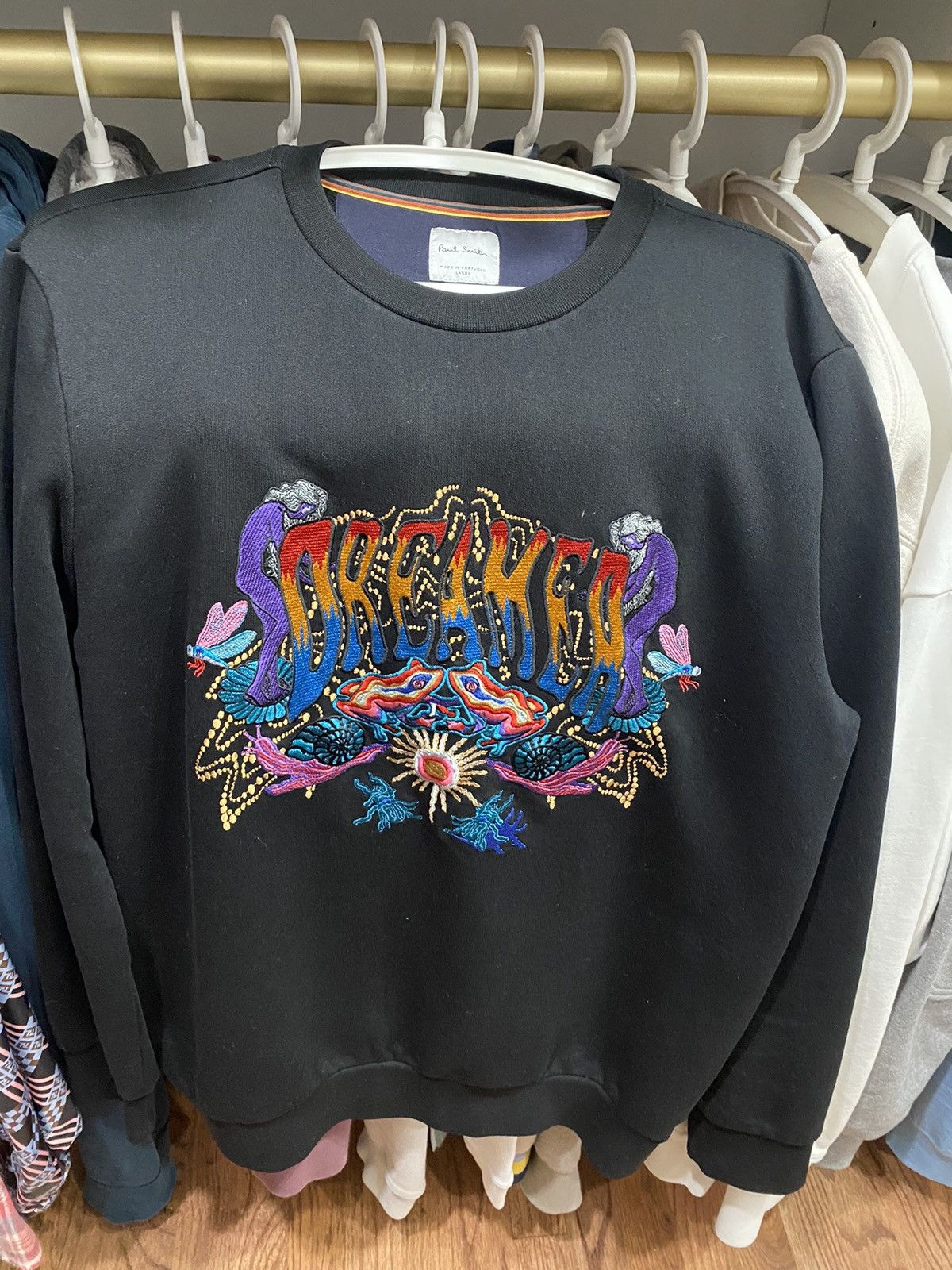 Smith Paul Smith Embroidered Dreamer Sweatshirt T-Shirts, Hoodie | AU16VibeMintTees.com
