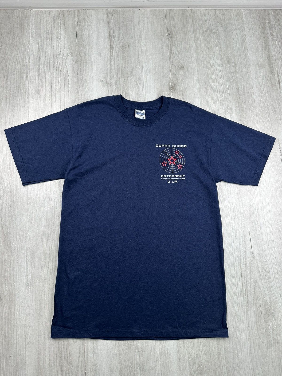 Vintage Duran Duran Astronaut 2005 Tour Tee Vip Europe