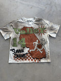 Vale Forever Running Club Cream Dyed Tee Brand New Large Hoodie, Sweatshirt | FlexRushtees.com
