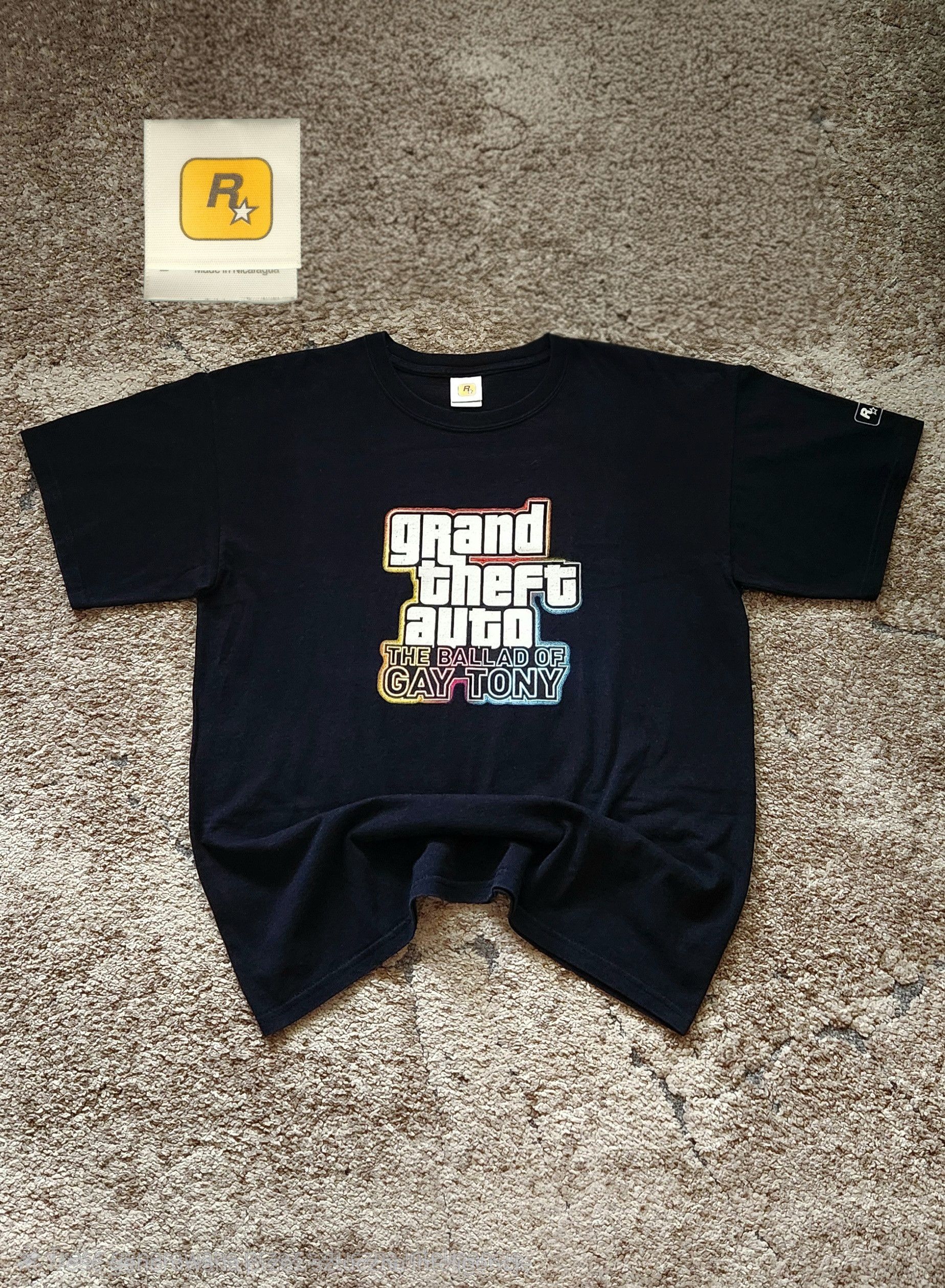 Rockstar Games Grand Theft Auto 4 The Ballad Of Gay Tony Tee Size M