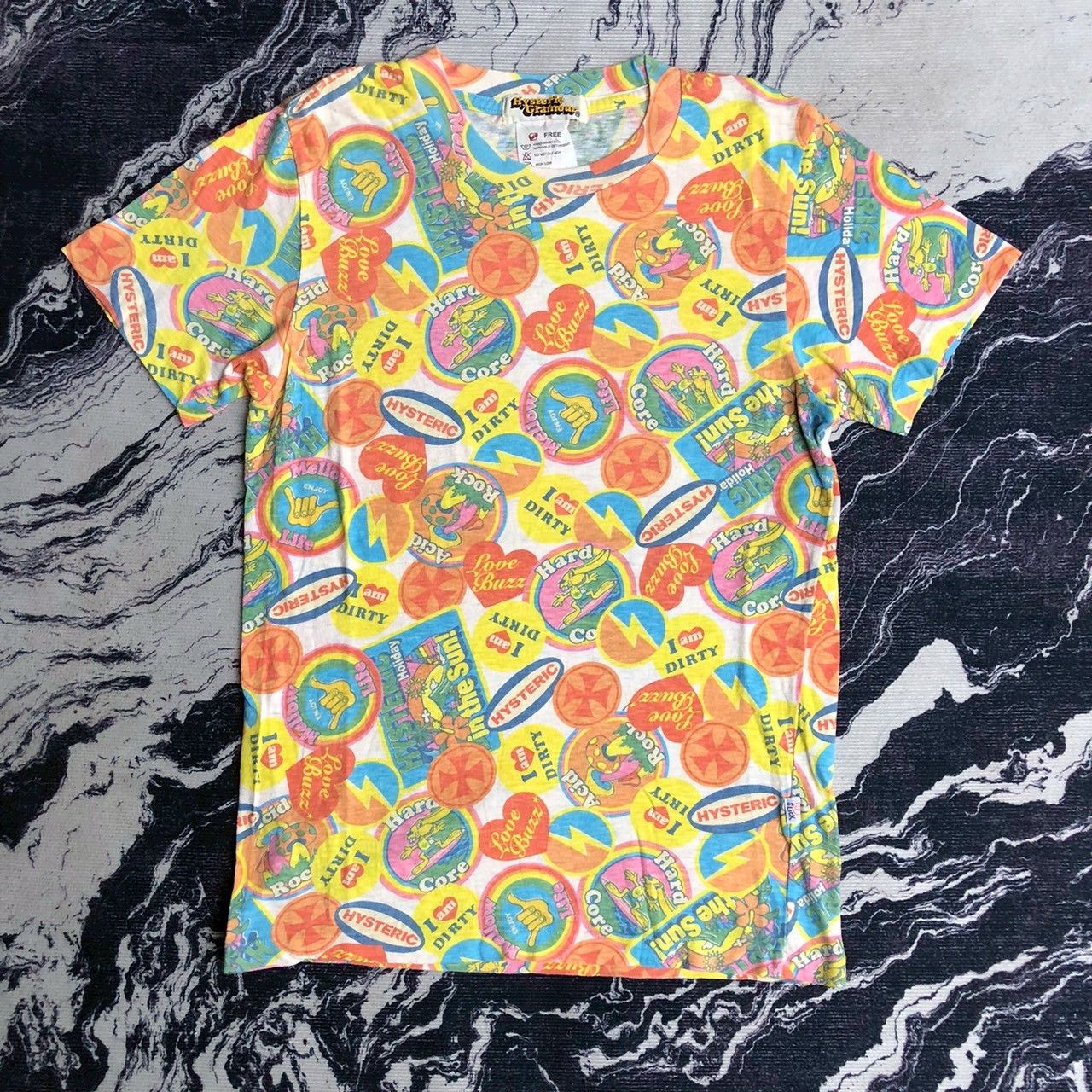 Hysteric Glamour Vintage 90s Hysteric Glamour Psychedelic All Over Print Tee