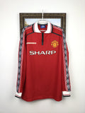 Vintage Manchester United Football Shirt Soccer Long Sleeve Jersey