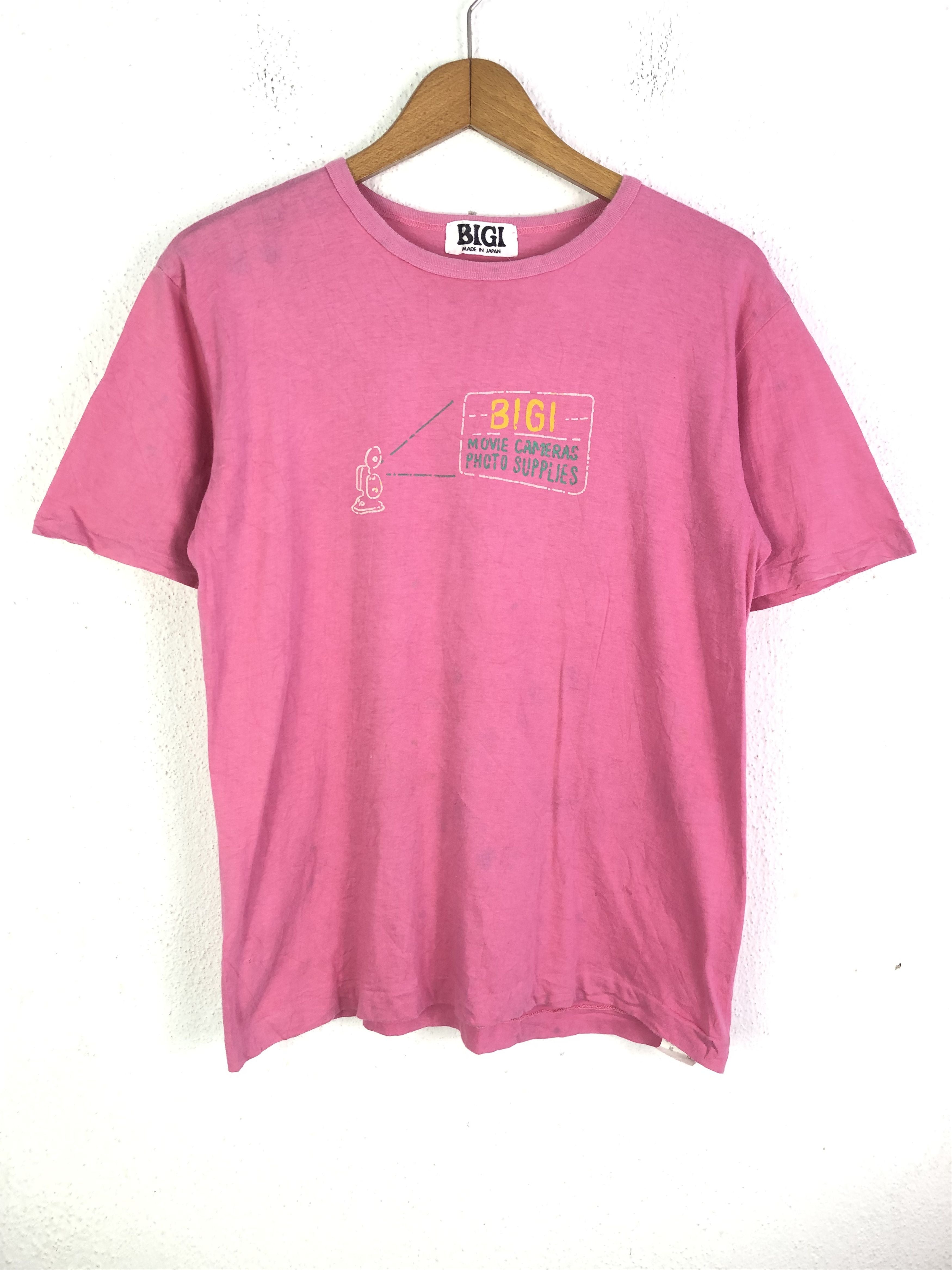 Japanese Brand X Vintage Bigi Movie Camera Photo Supplies T Shirt
