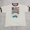 Starter 1996 Elect To End Hunger New Orleans Ringer Starter Tee