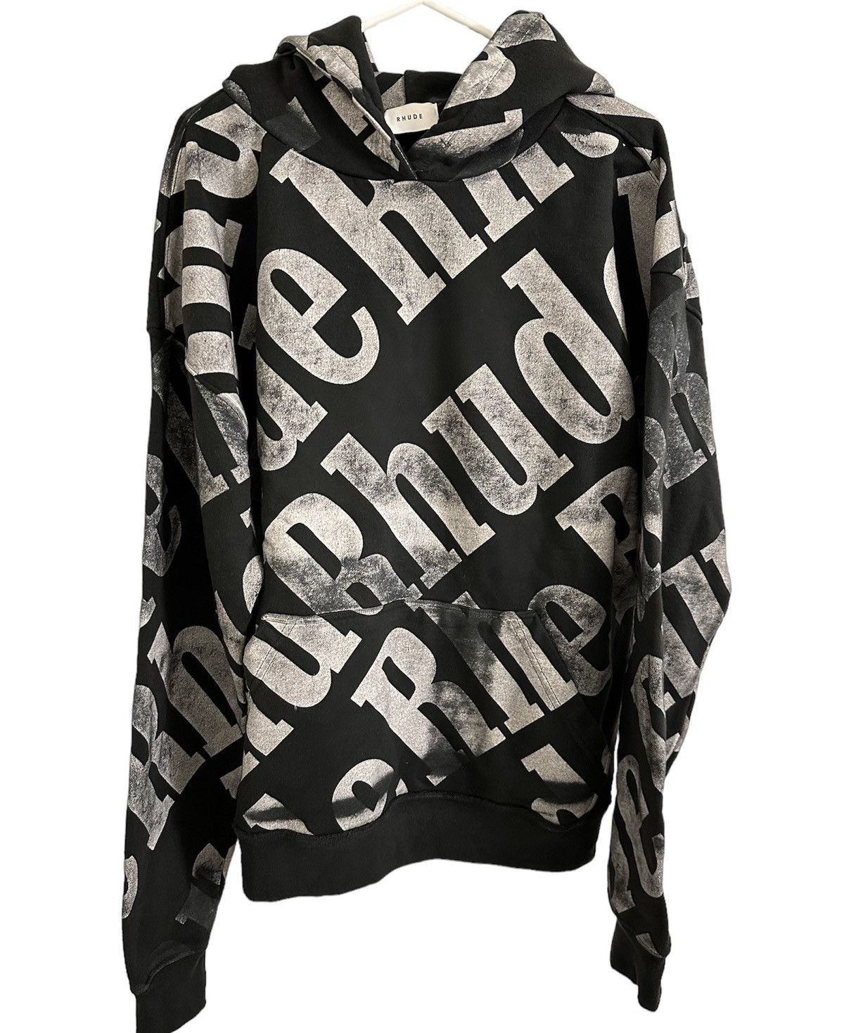 Rhude Brand New Logo Printed Hoodie T-Shirts, Sweatshirt | FlexRushtees.com