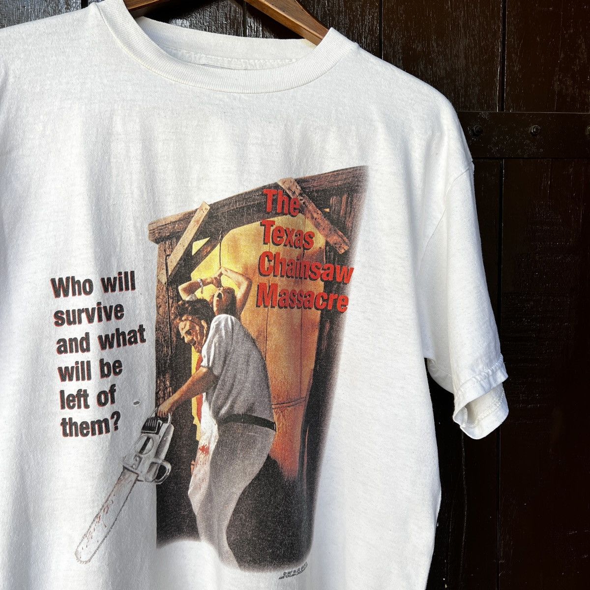 Tultex 1997 The Texas Chainsaw Massacre Horror Move Promo Tee Shirt
