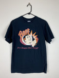 Vintage 1999 Beer It S Cheaper Than Therapy T Shirt Graphic