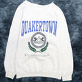 Vintage Quakertown Pennsylvania Crest Crewneck Sweatshirt Size Large Gray 90s Mens