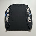 Palace Skateboards Graphic Long Sleeve T Shirt Medium Black