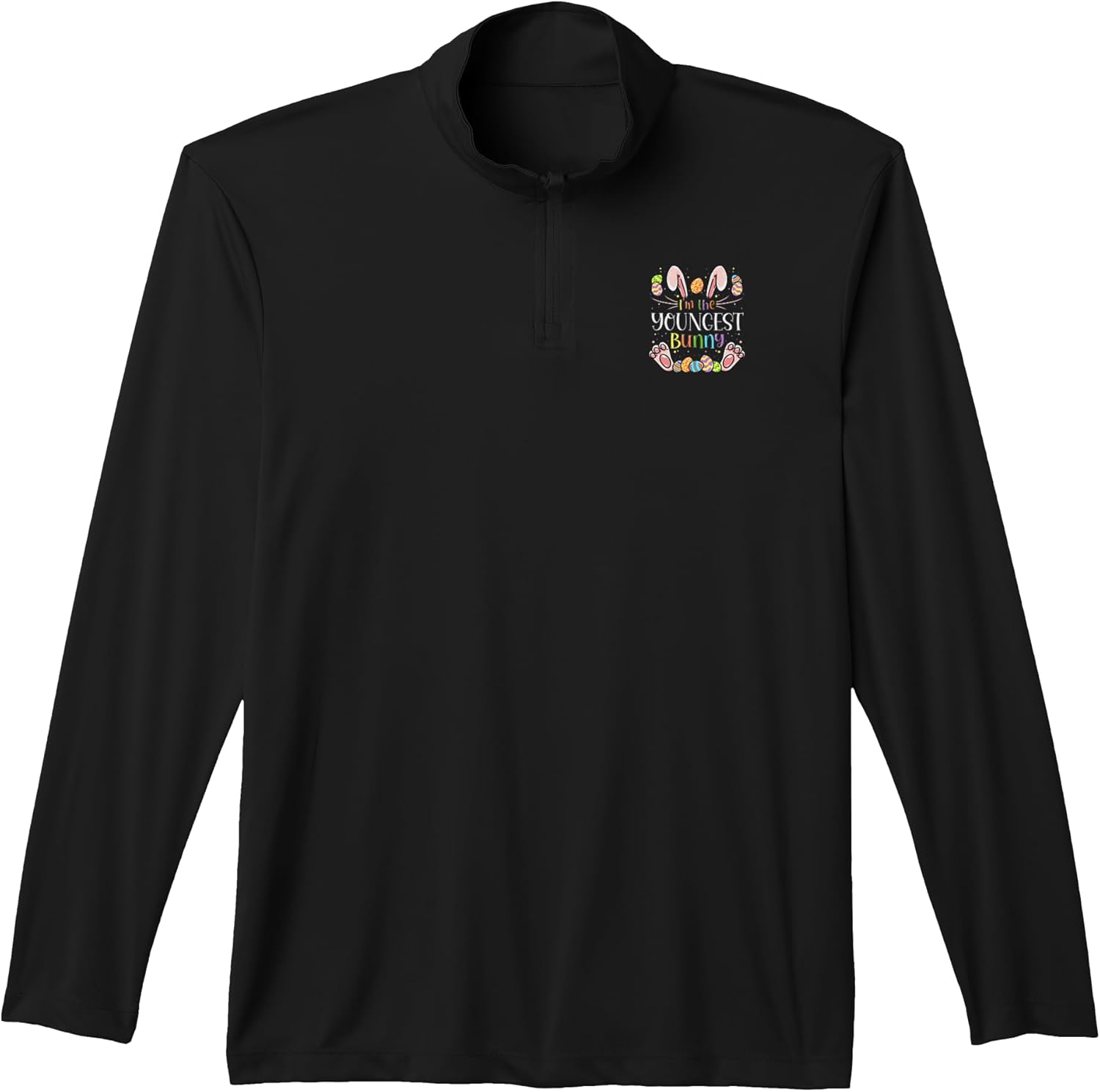 I'm The Youngest Bunny Matching Family Easter Party Performance Quarter-Zip Top