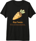funny chocolate carrot easter design