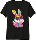 Cute Girl Easter Bunny Happy Easter
