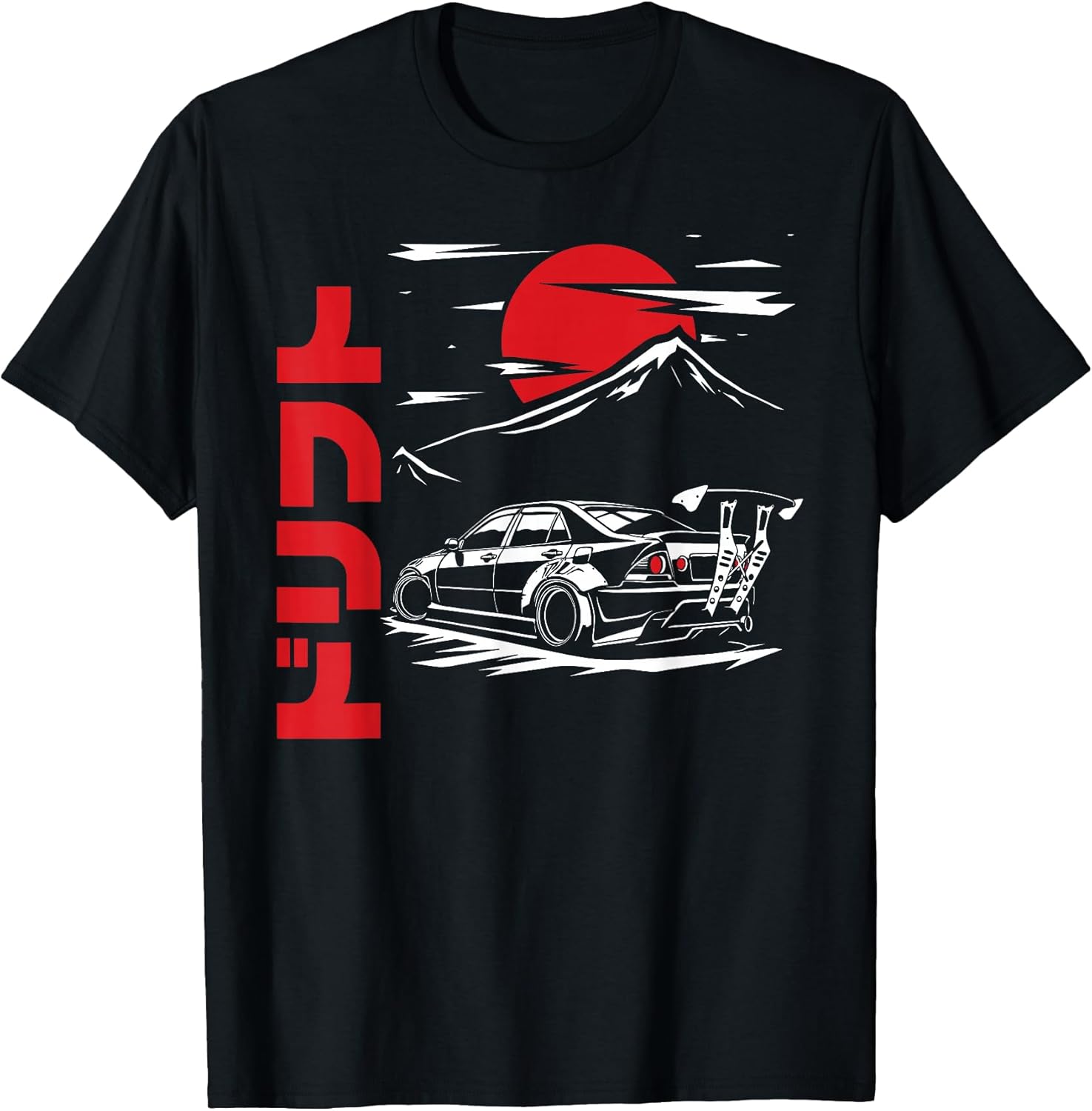 Japanese Drift Car JDM Tuner Automotive Racer Tee