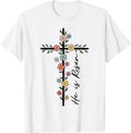 He Is Risen Floral t -shir t