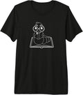 Minimalist Silhouette Bookworm Nerd