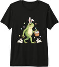 Frog Easter Bunny Eggs Art