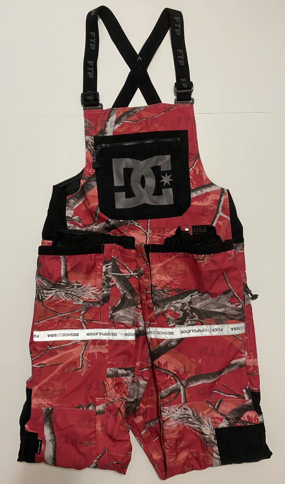 Fuck The Population Ftp X Dc Revival Bib Red Camo T-Shirts, Hoodie, Sweatshirt | FlexRushtees.com