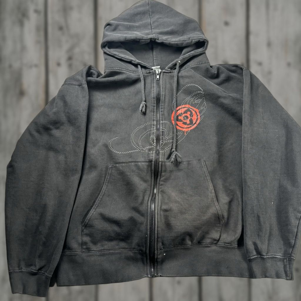 Vintage Linkin Park Projekt Revolution Hoodie Men M Black Full Zip Graphic Print 2004 Lp Pro T-Shirts, Sweatshirt