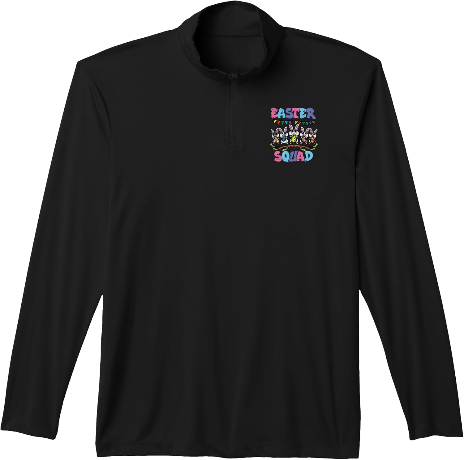 Easter Squad Bunnies Family Matching Men Women Kids Youth Performance Quarter-Zip Top