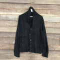 Vintage Evolution Winter Season Knit Sweatshirt Cardigan
