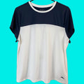 Bahama Tommy Bahama Quick Dry Shirt Blue White Women S Xl Athletic Stretch Golf Tee Shirt Spor
