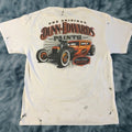 Thrasher Vintage Thrashed Faded Distress Paint Splatter Shirt M L White Hoodie, Sweatshirt | FlexRushtees.com