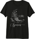 Minimalist Aquarius Zodiac Astrology Boho Merch