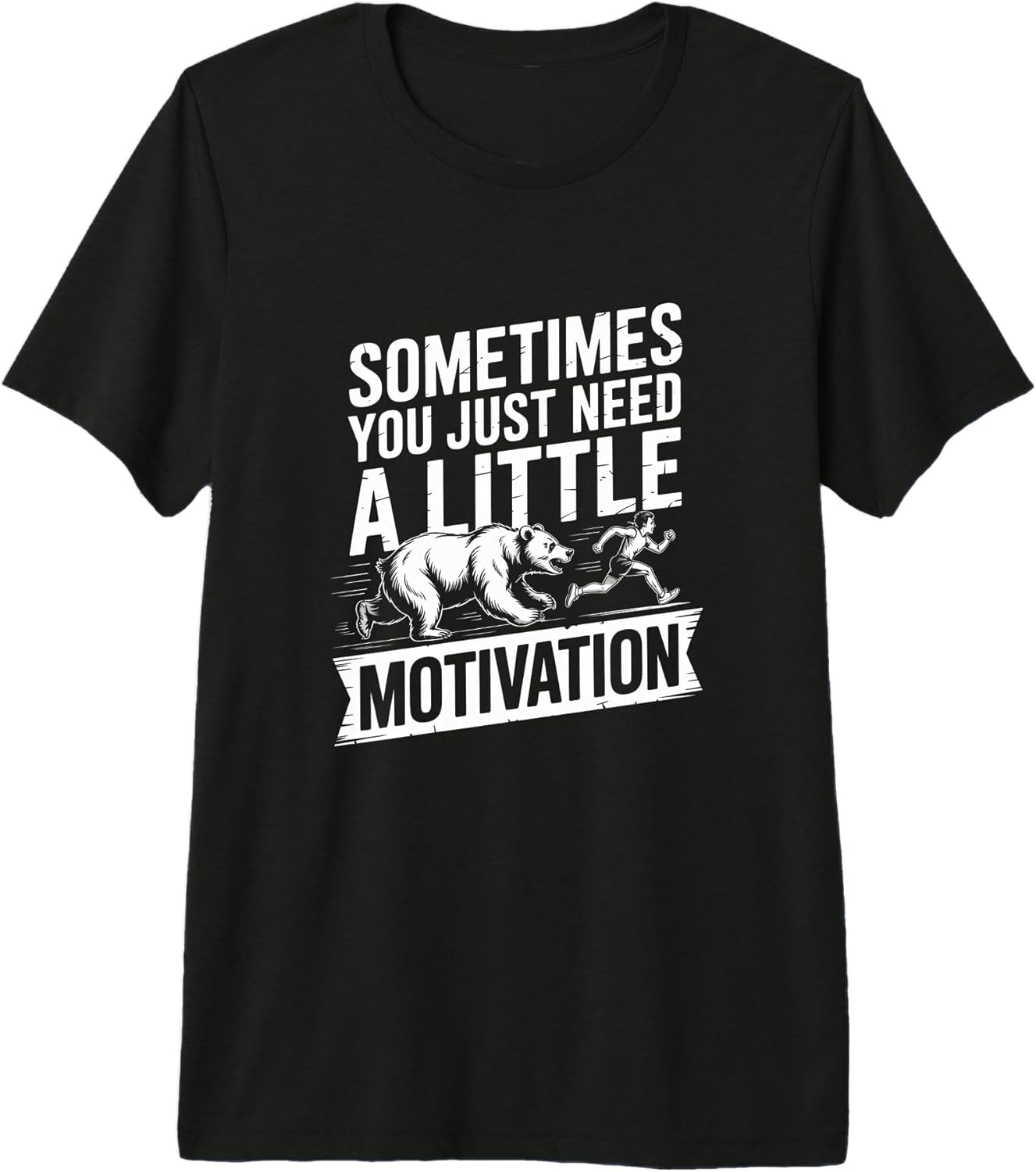 Running Motivation Bear Chase Humor