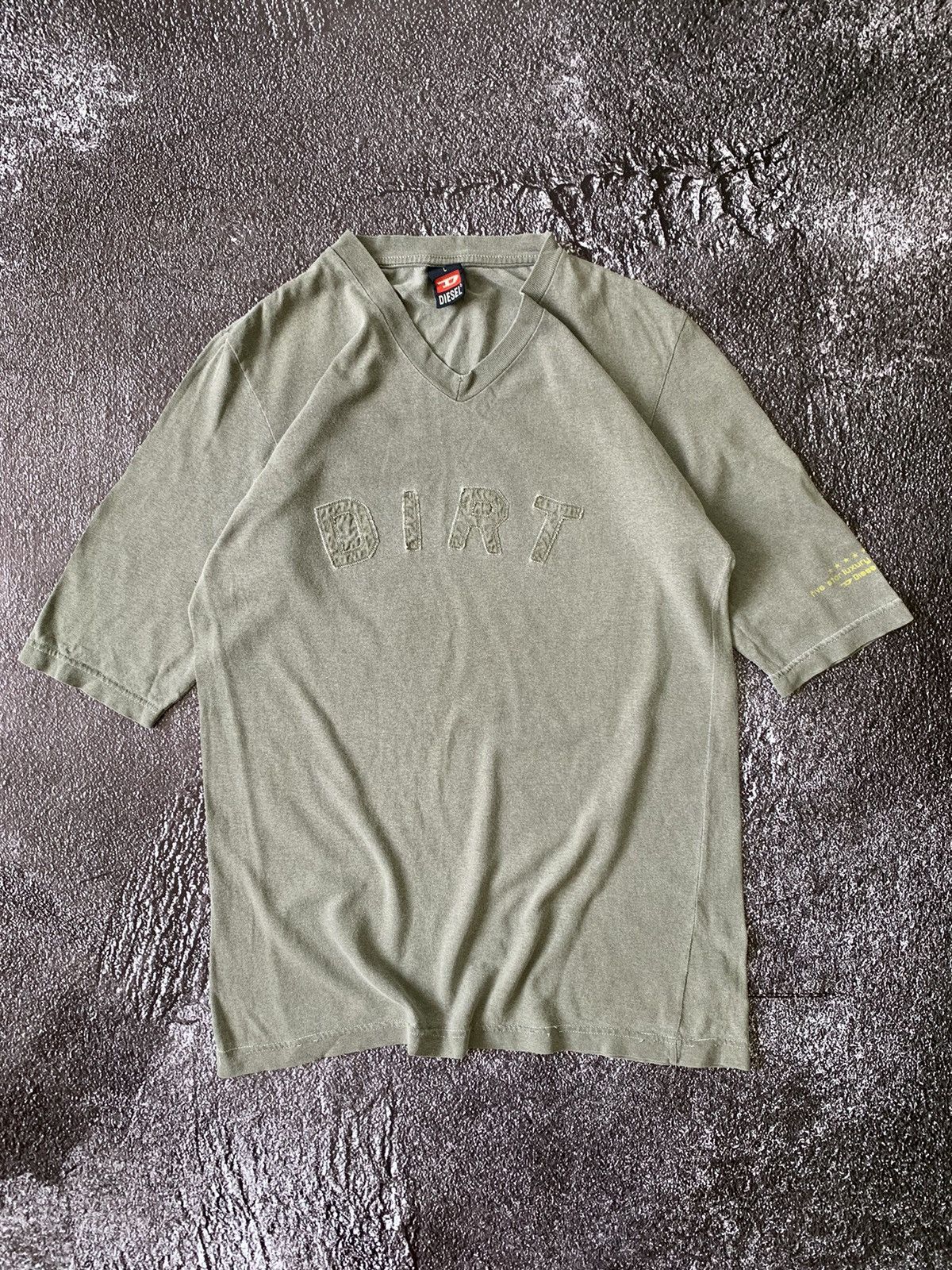 Vintage Y2k Diesel Distressed Grey T Shirt Hype 00s Grails Hoodie, Sweatshirt | FlexRushtees.com