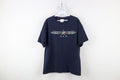 Vintage Y2k Streetwear Flag Eagle Tribal T Shirt Navy Blue