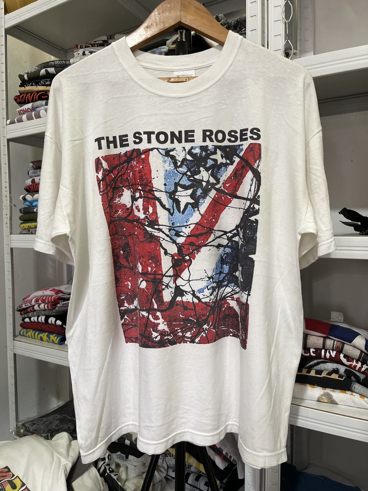 Band Tees Vintage 90 S The Stone Roses Waterfall Hoodie, Sweatshirt | FlexRushtees.com