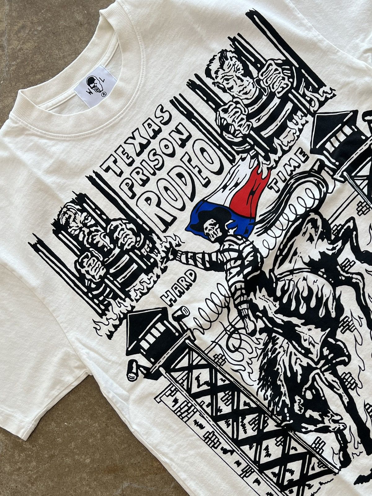 Lotas Warren Lotas Texas Prison Rodeo Tee Large Hoodie, Sweatshirt | FlexRushtees.com