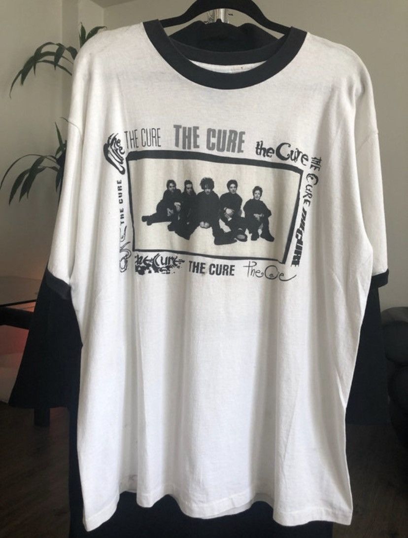 Vintage 1990 S The Cure Two Toned Graphic Band T Shirt Hoodie, Sweatshirt | FlexRushtees.com