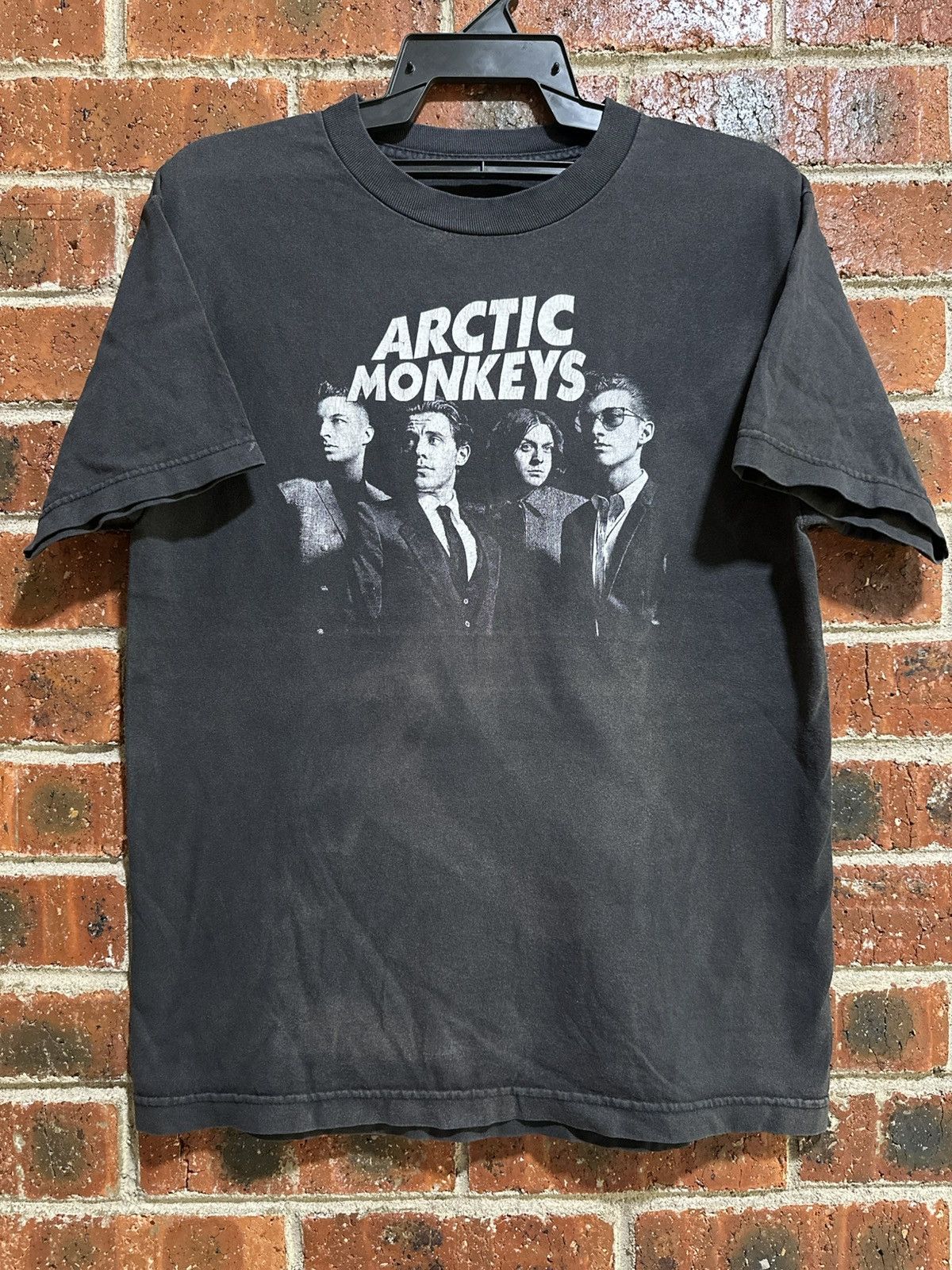 Band Tees Thrashed Vintage Arctic Monkeys Sun Faded Tee Hoodie, Sweatshirt | FlexRushtees.com