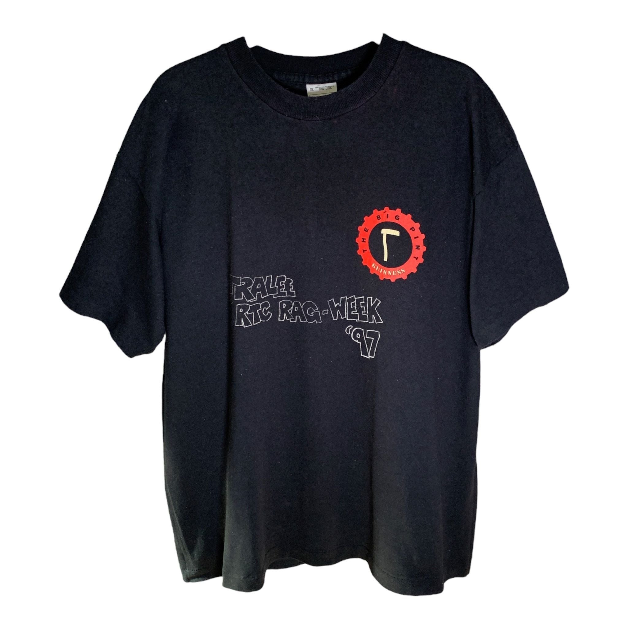 Other Screen Stars Tralee Guinness Navy Tshirt Vintage 1997 90s