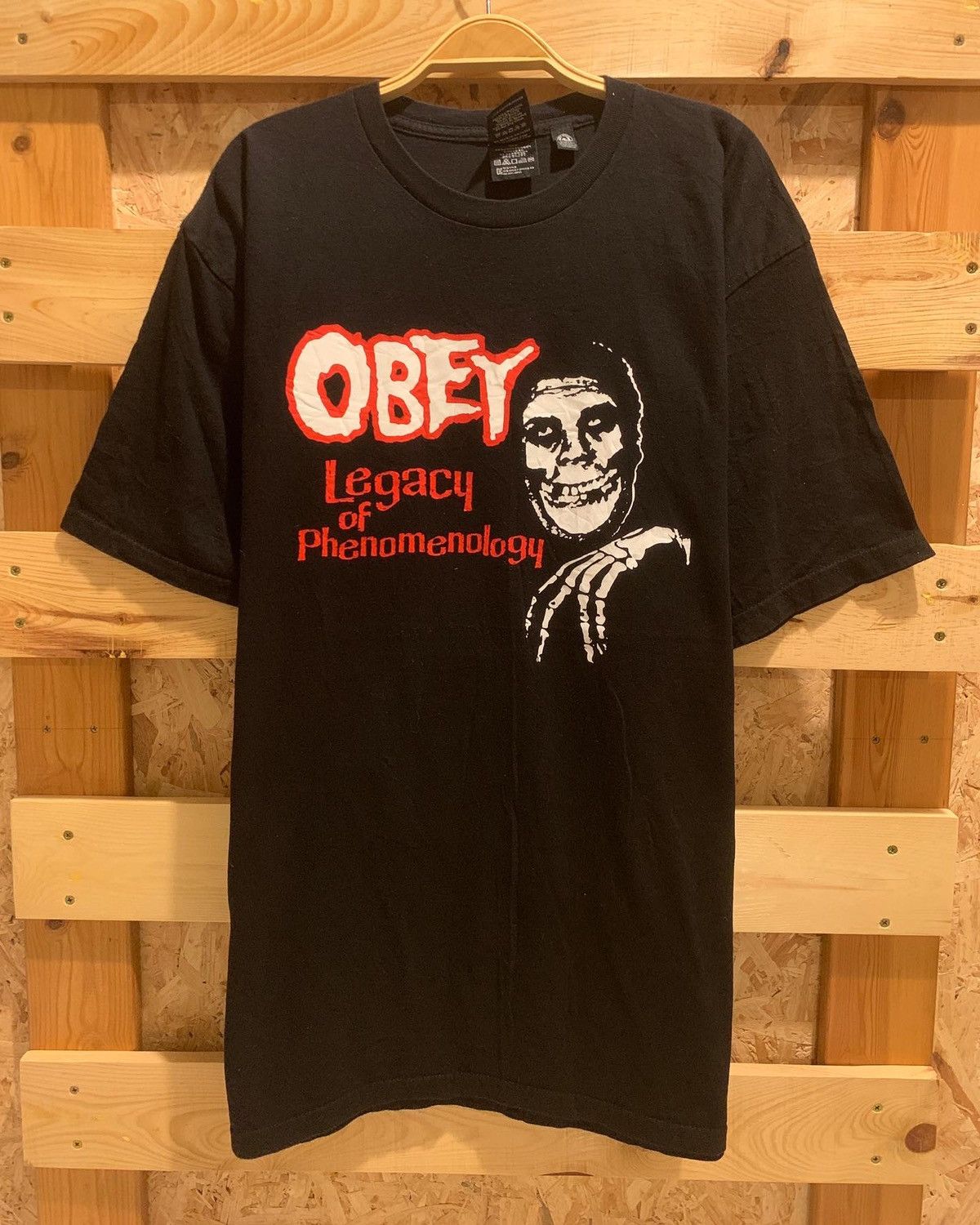 Obey X Streetwear Rare Obey X Misfits Legacy Of Phenomenology T-Shirts, Hoodie, Sweatshirt | FlexRushtees.com