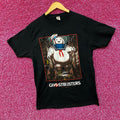 Fruit Of The Loom Stay Puft Marshmallow Vs Ghostbusters Graphic Design T Shirt